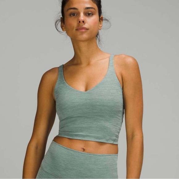Lululemon Align Tank in Heathered Tidewater Teal Size 4 - Picture 1 of 4